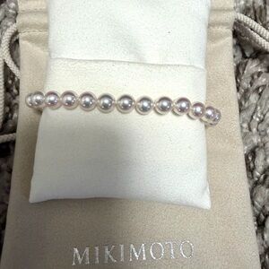 Mikimoto A+ Pearl Bracelet with 18K Gold